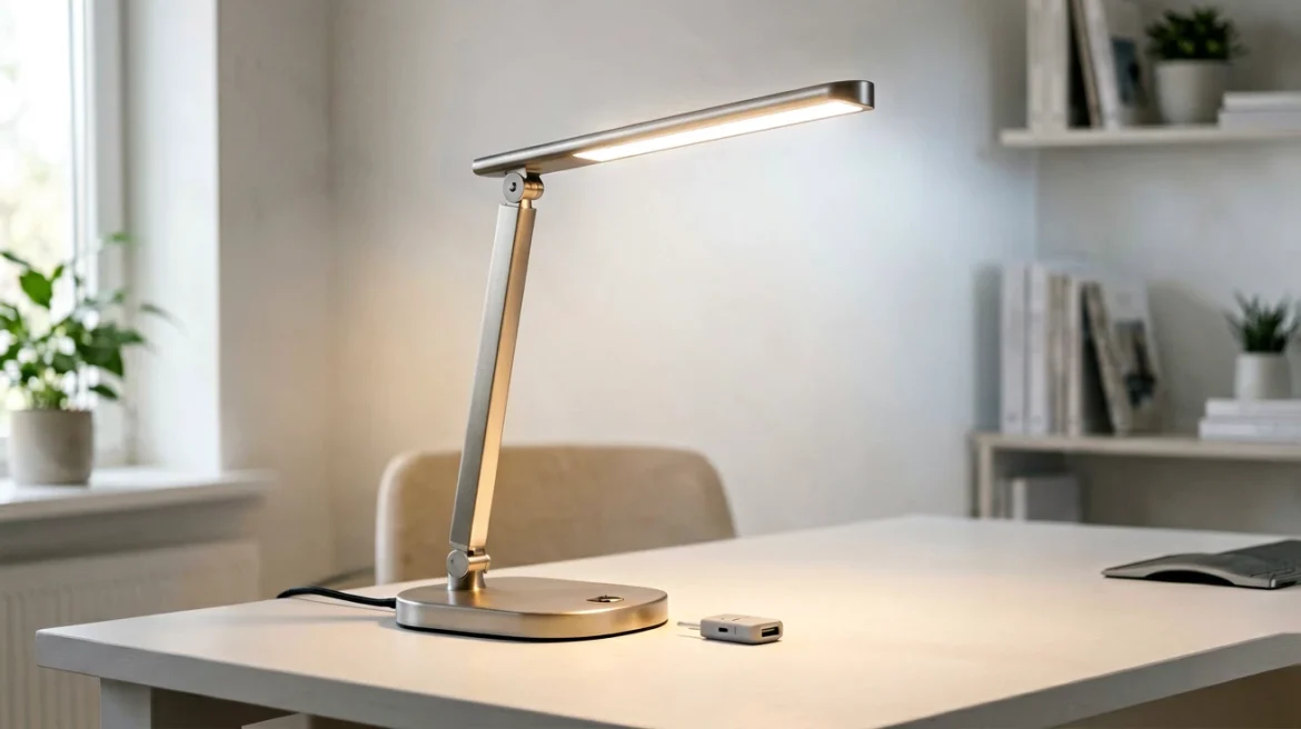 Best Adjustable Dimmable LED Desk Lamps 2026 | Eye-Caring & USB Charging