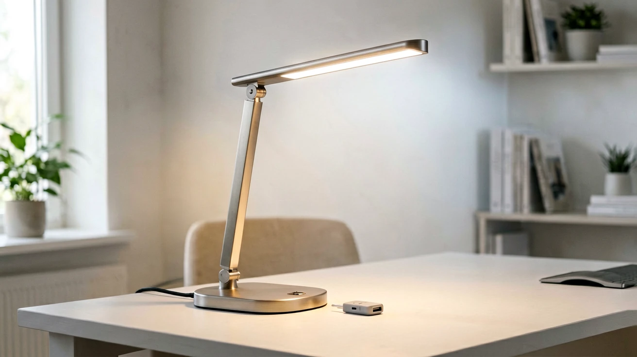 Best Adjustable Dimmable LED Desk Lamps 2026 | Eye-Caring & USB Charging