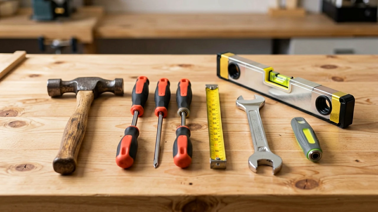 Which home tools are essential for beginners?