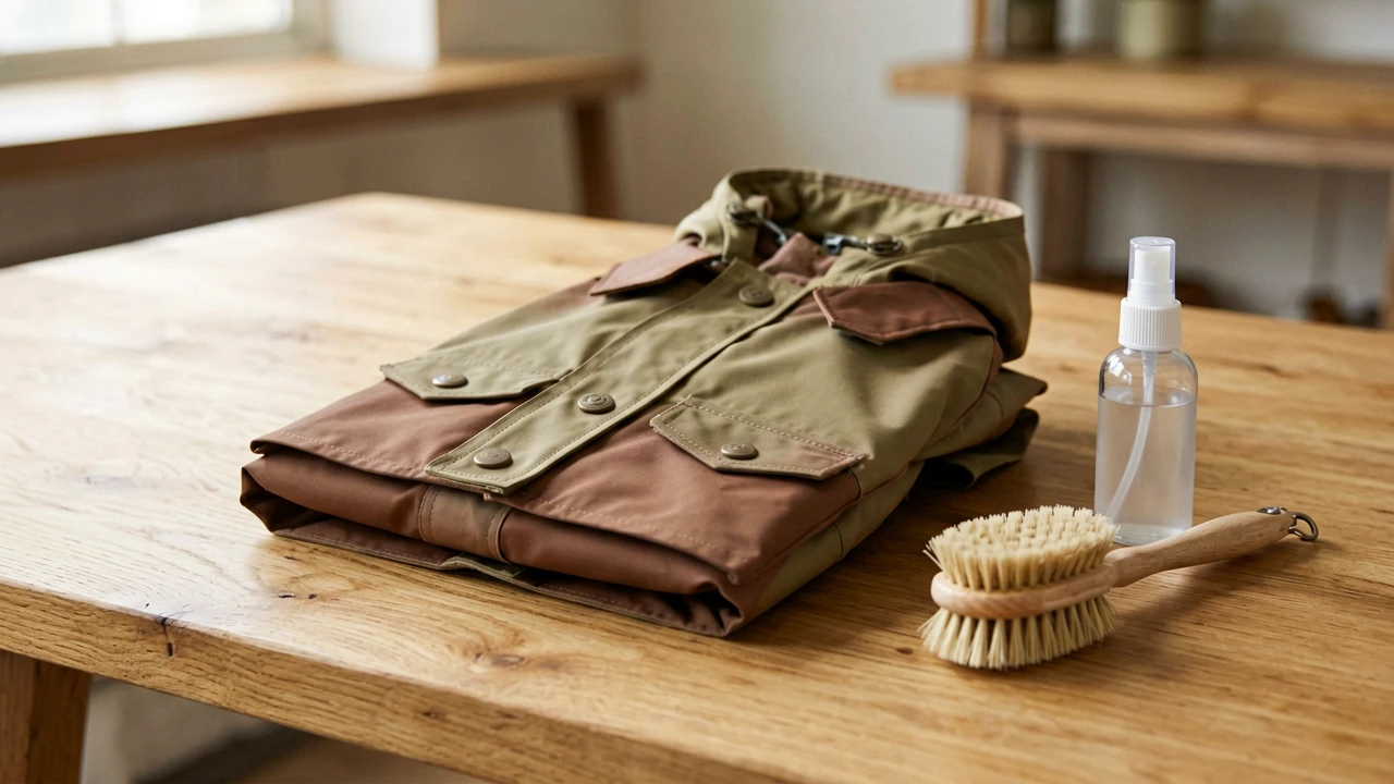 How to clean and store dog raincoats properly
