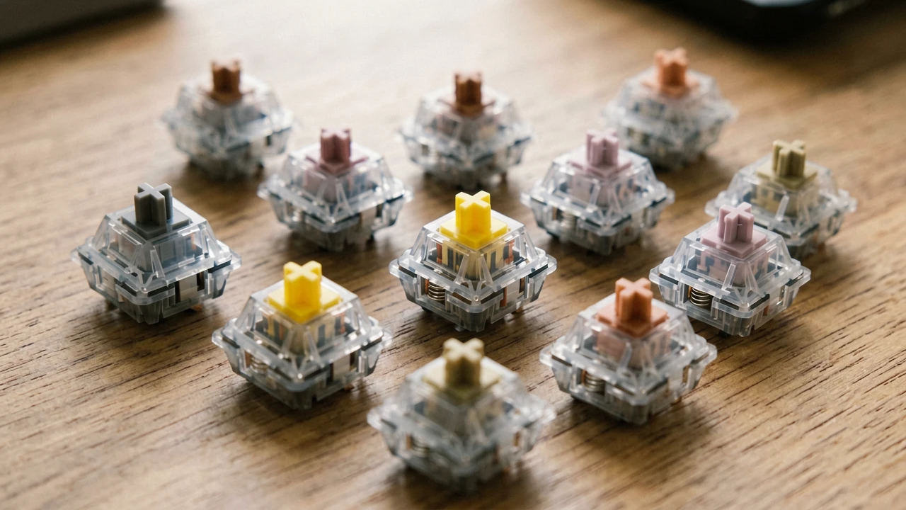 Mechanical keyboard switch types explained